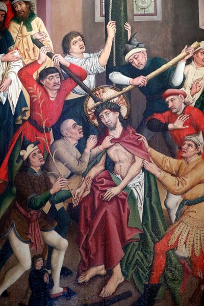 Christ in his Passion, Jesus is scourged and crowned with thorns, Strasbourg, France by Unknown